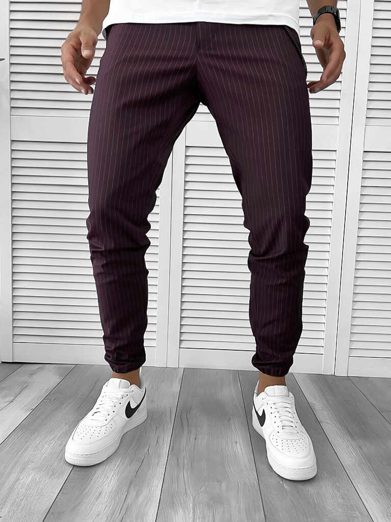 Pantaloni barbati casual cu dungi 1049 SD