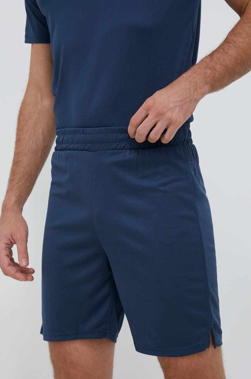 Hummel pantaloni scurți de antrenament Topaz culoarea albastru marin