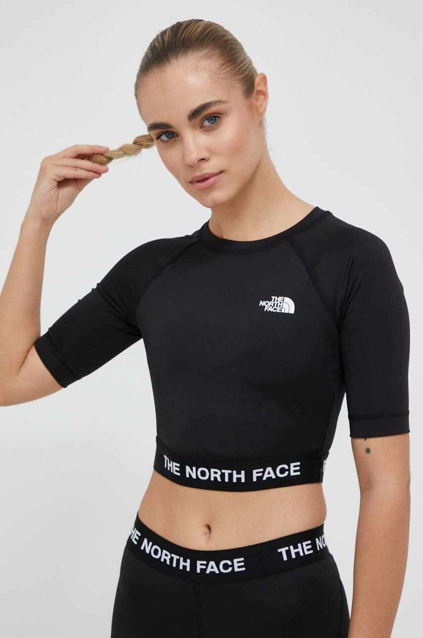 The North Face tricou de antrenament culoarea negru
