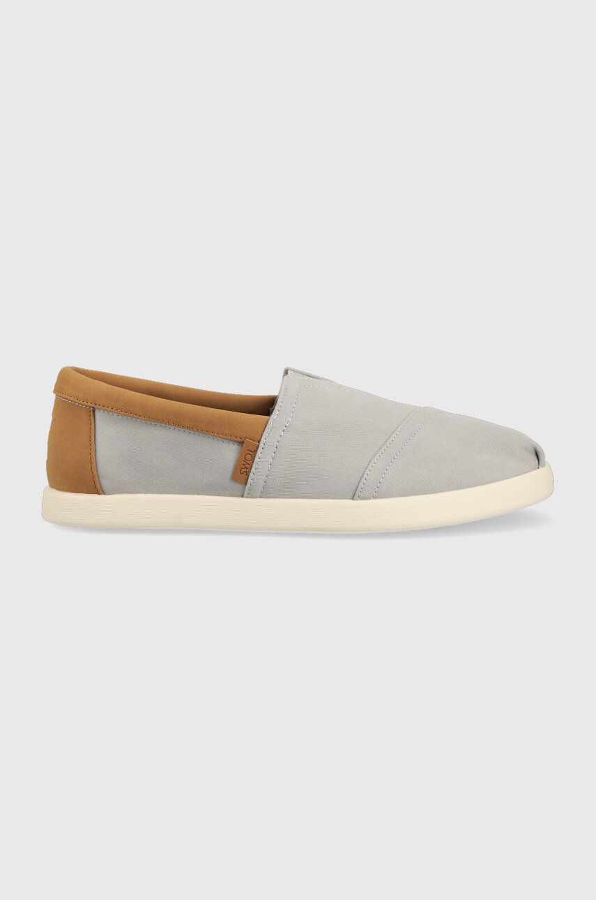 Toms espadrile Alpargata Forward culoarea gri, 10019856