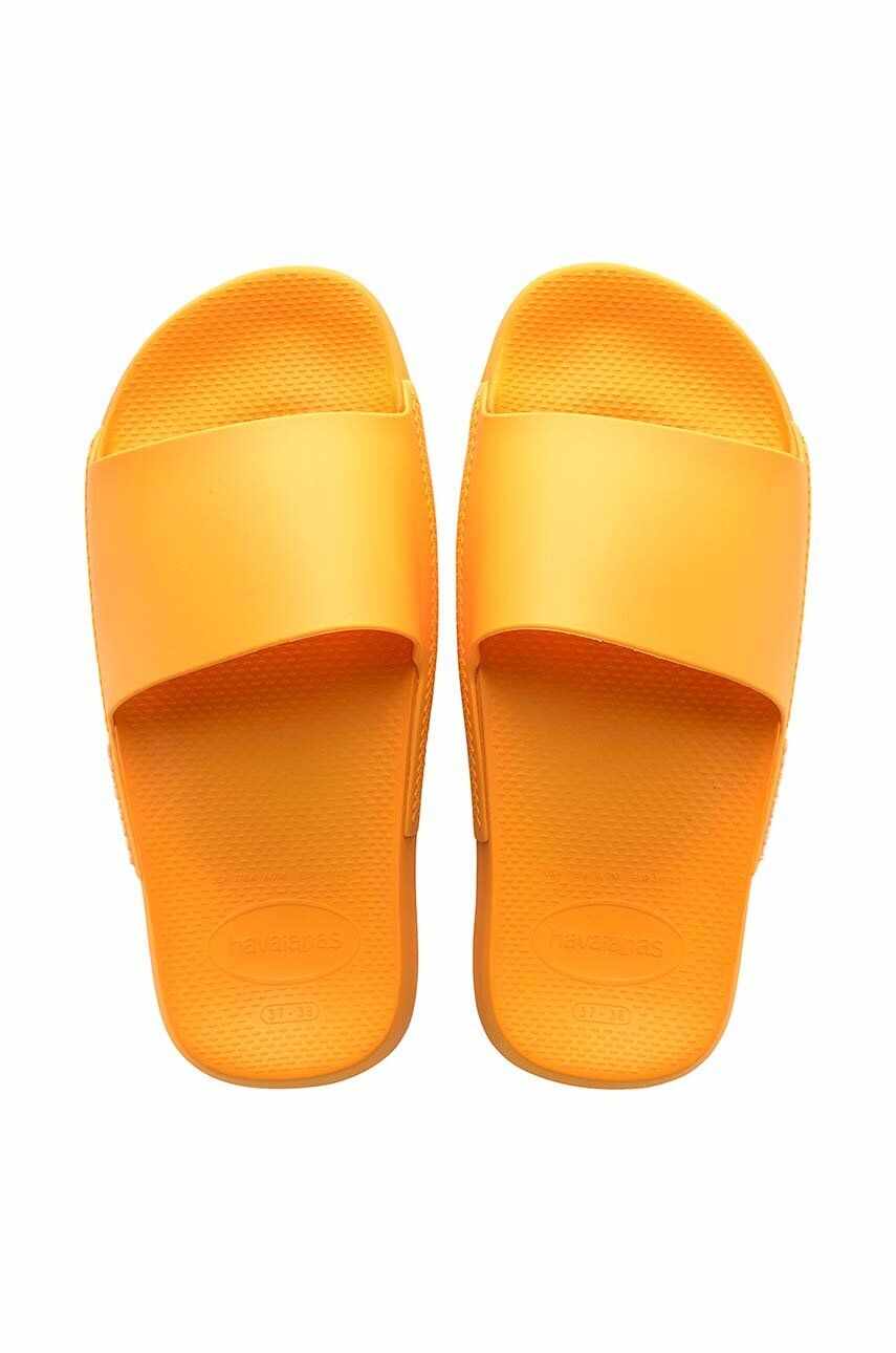 Havaianas papuci SLIDE CLASSIC culoarea galben, 4147258.1740
