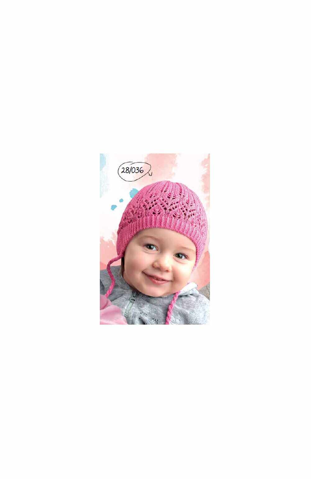 Caciula pentru fetite 2-4 ani - AJS 28-036 roz