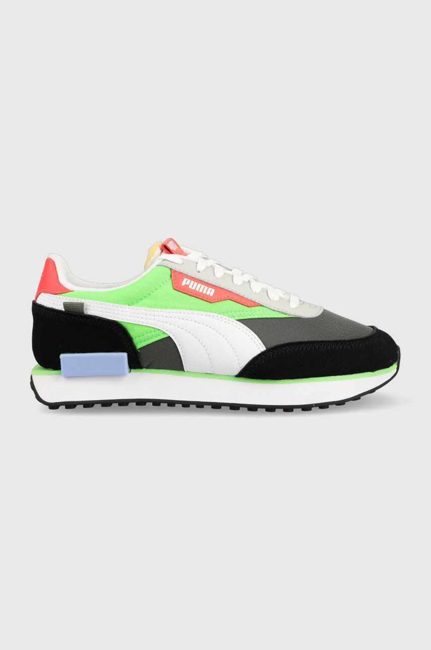Puma sneakers FUTURE RIDER PLAY ON culoarea verde, 371149 371149-88