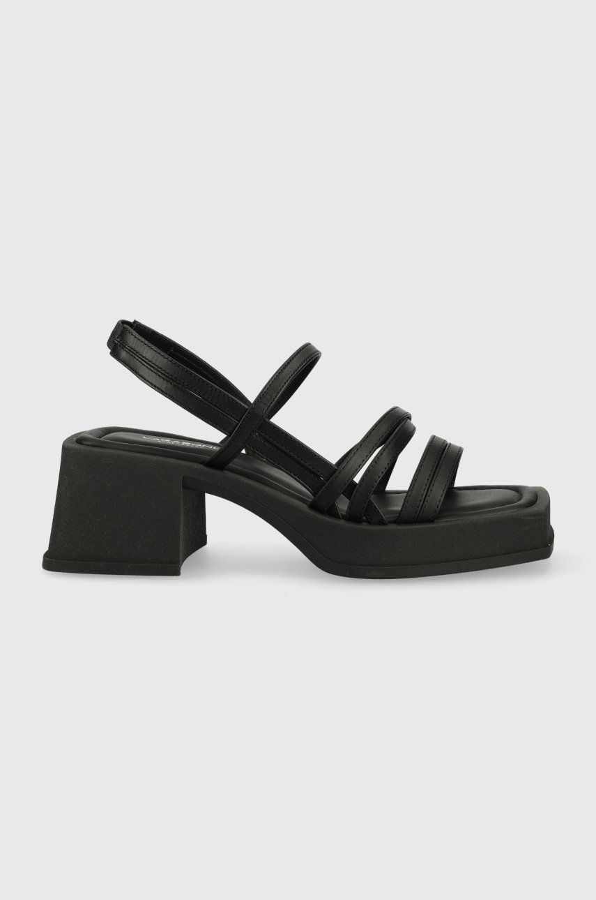 Vagabond Shoemakers sandale de piele Hennie culoarea negru