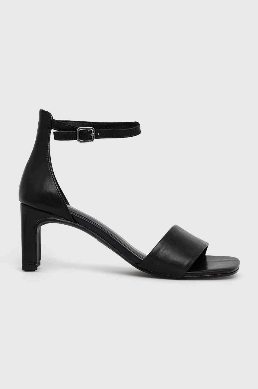 Vagabond Shoemakers sandale de piele Luisa culoarea negru