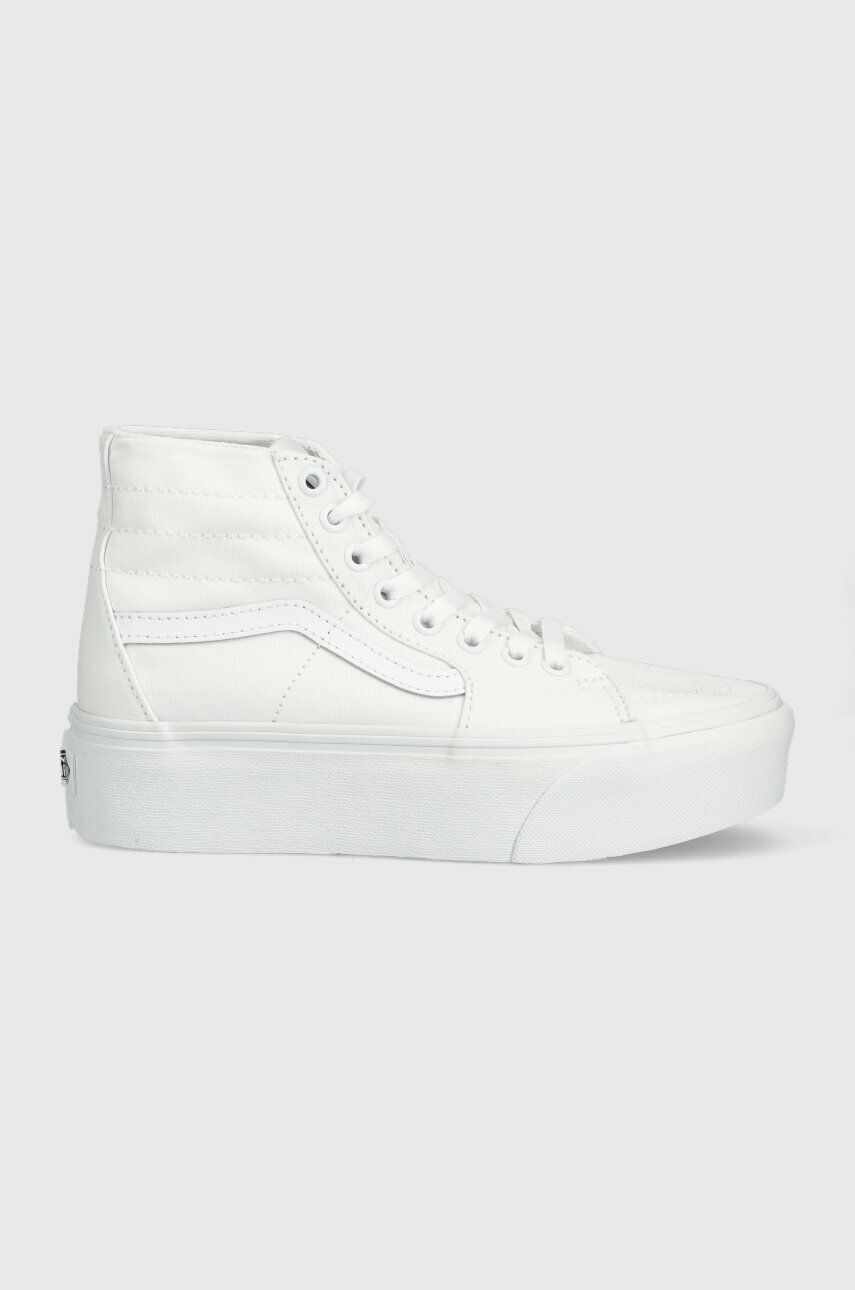 Vans teniși SK8-Hi Tapered Stackform femei, culoarea alb, VN0A5JMKW001 VN0A5JMKW001-WHITE