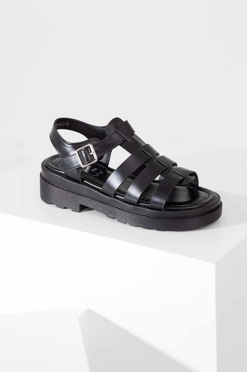 Answear Lab sandale femei, culoarea negru, cu platforma