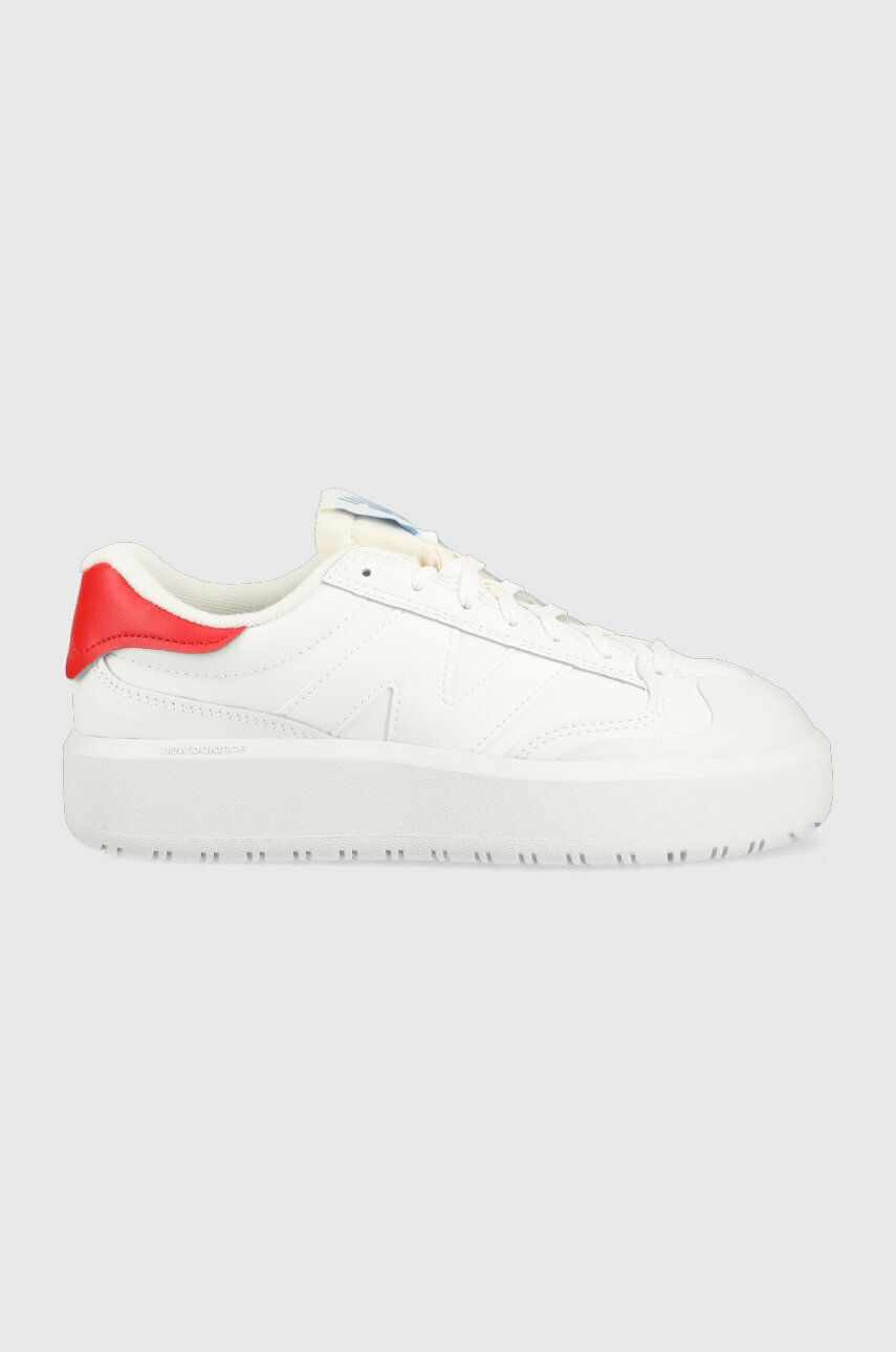 New Balance sneakers din piele CT302LH culoarea alb CT302LH-2LH