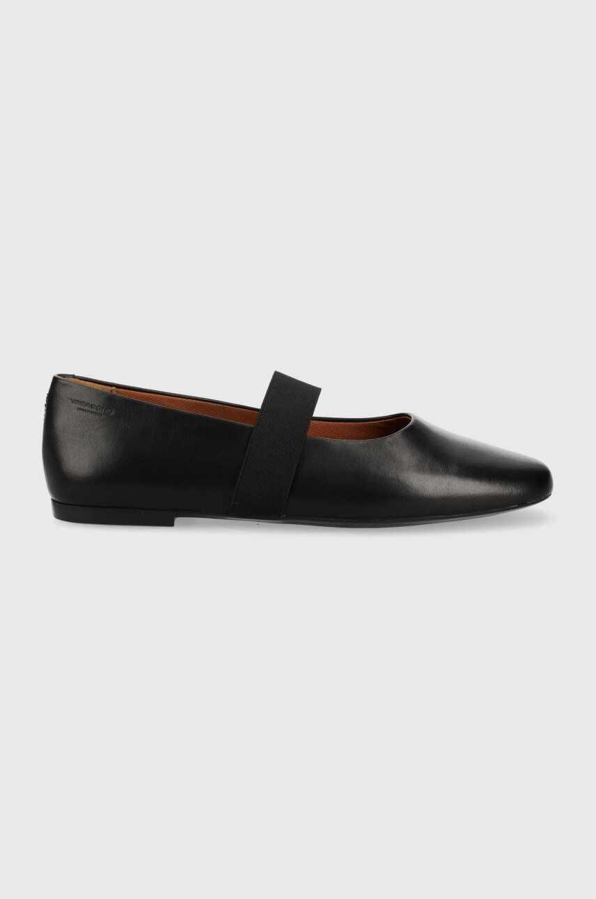 Vagabond Shoemakers balerini de piele JOLIN culoarea negru, 5508.501.20