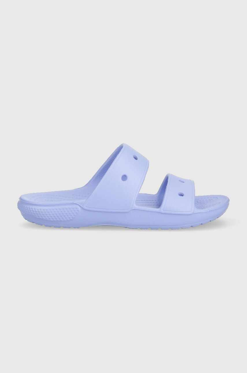 Crocs papuci Classic Sandal femei, culoarea violet, 206761 206761.5Q6-5Q6