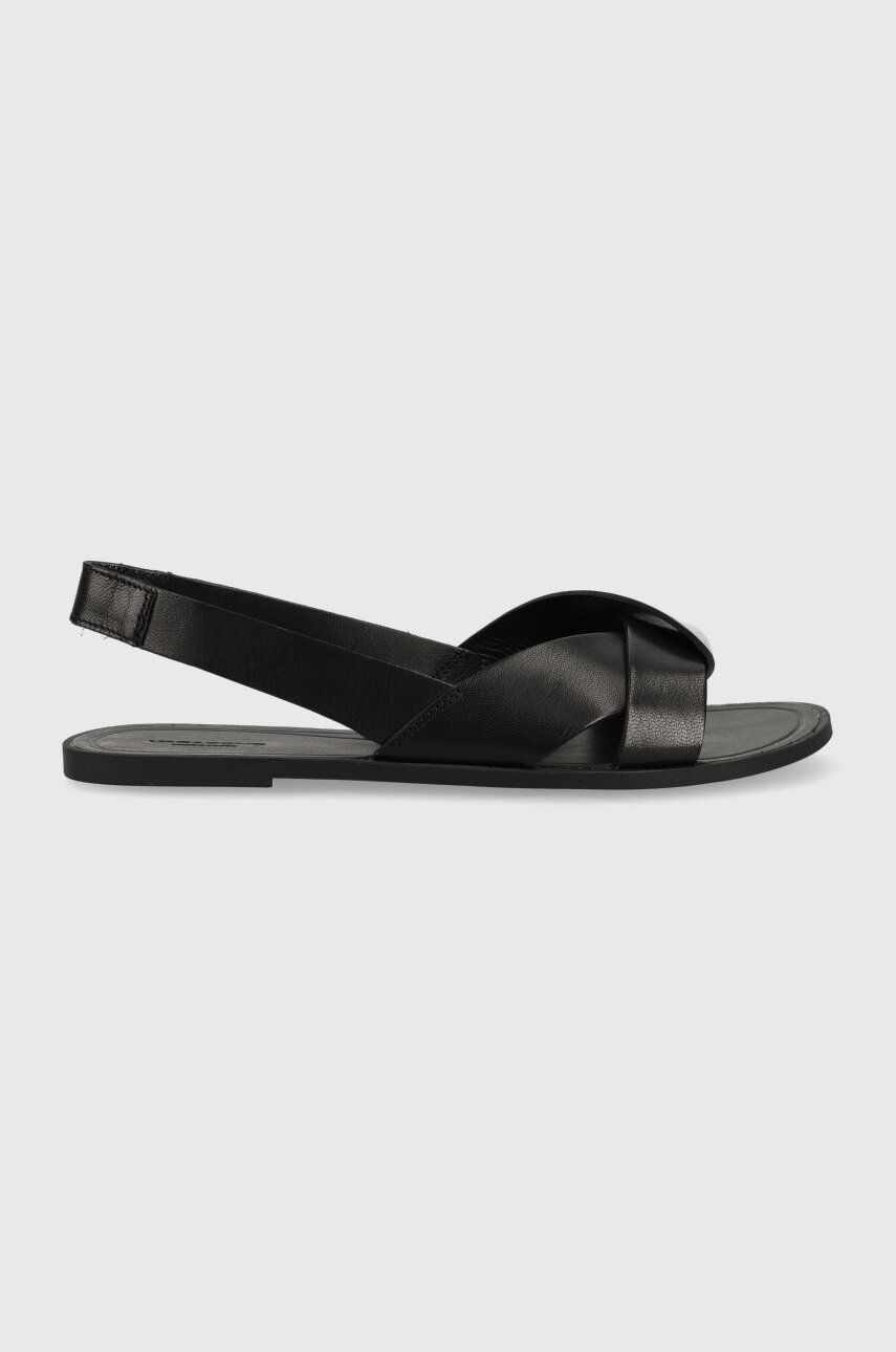 Vagabond Shoemakers sandale de piele TIA 2.0 femei, culoarea negru, 5531.001.20