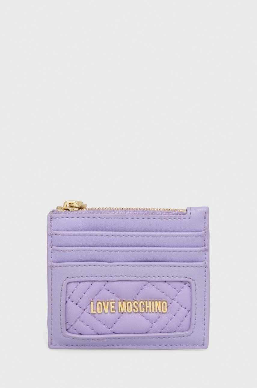 Love Moschino portofel femei, culoarea violet