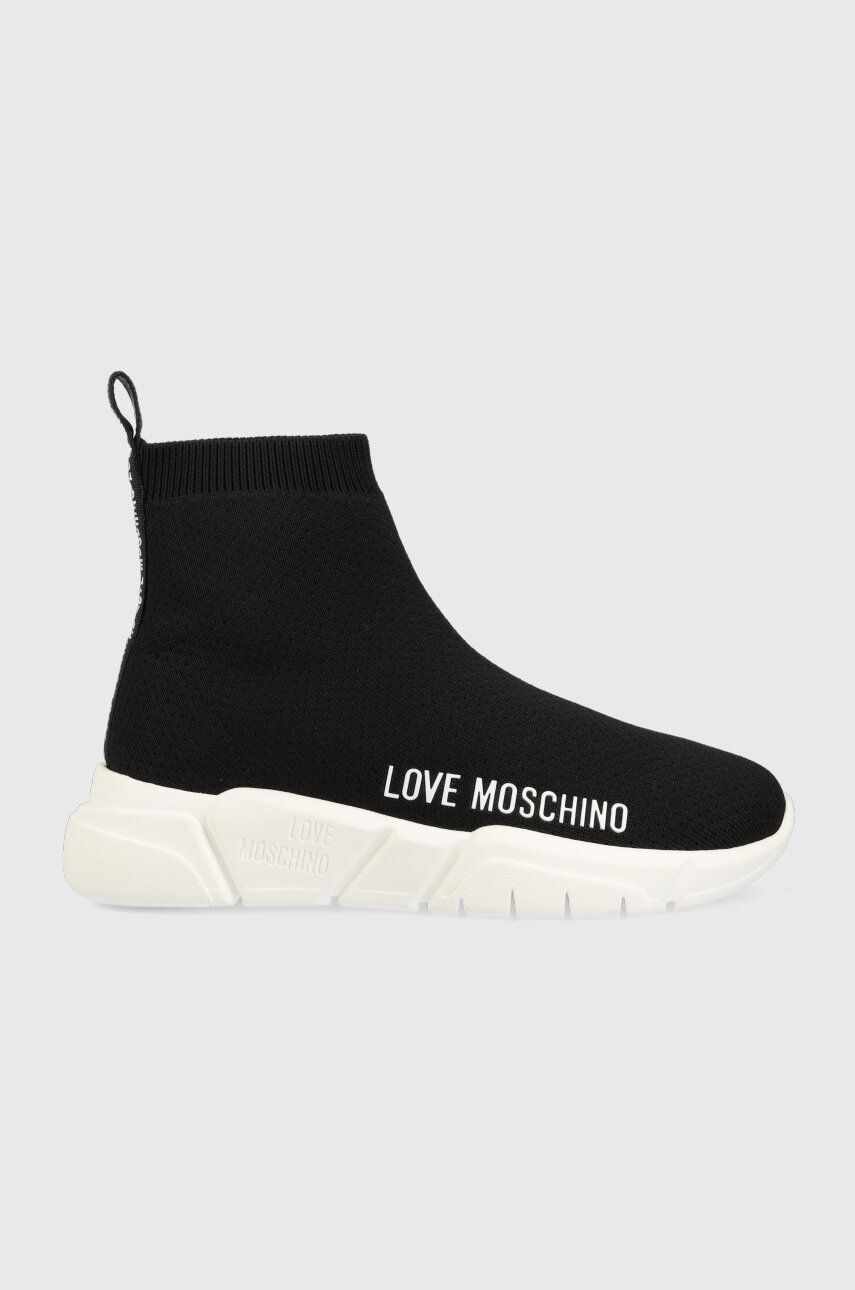 Love Moschino sneakers culoarea negru, JA15343G0GIZ4000
