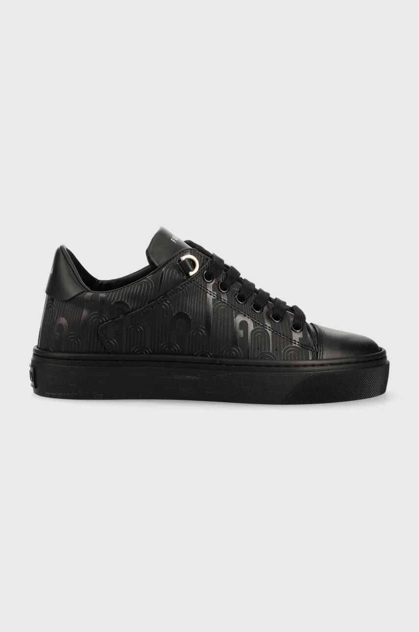 Furla sneakers din piele Hikaia Low culoarea negru, YE51HKL BX0072 O6000