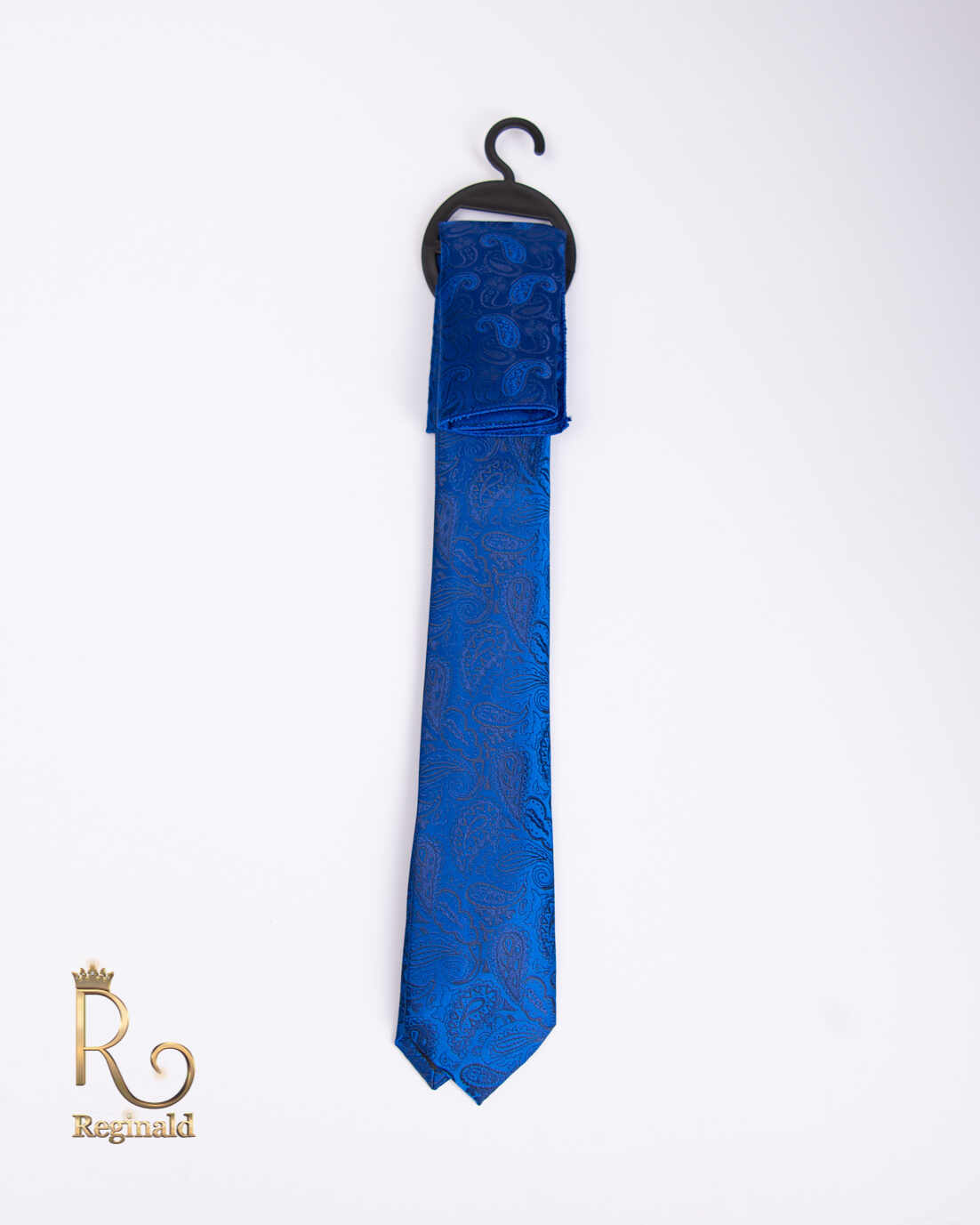 Cravata de bărbați, Albastra cu model - CV752