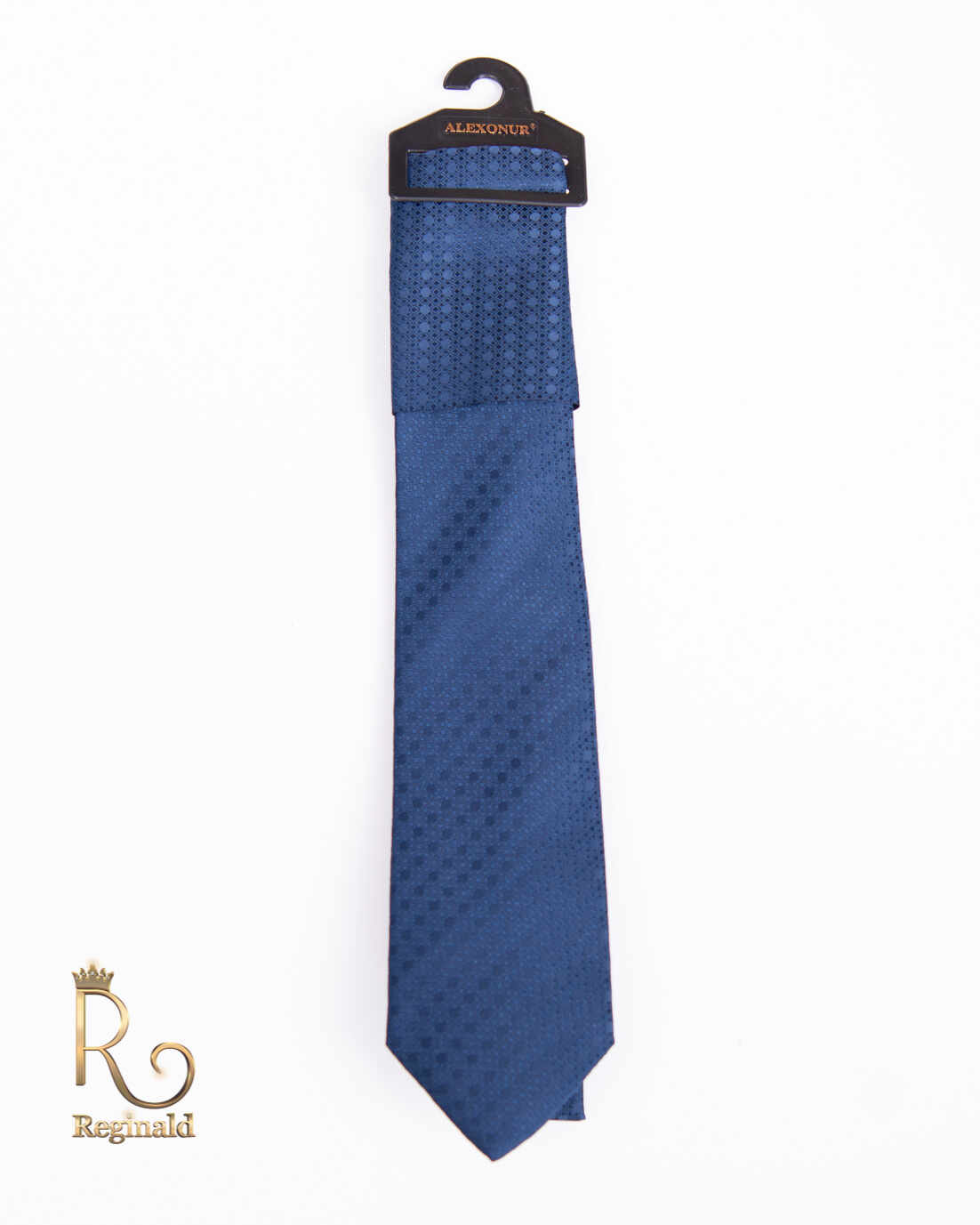 Cravata de bărbați, Bleumarin cu model - CV791