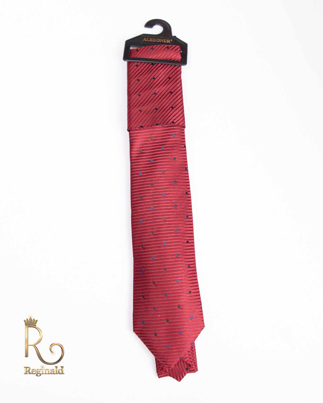 Cravata de bărbați, Visinie cu model - CV781