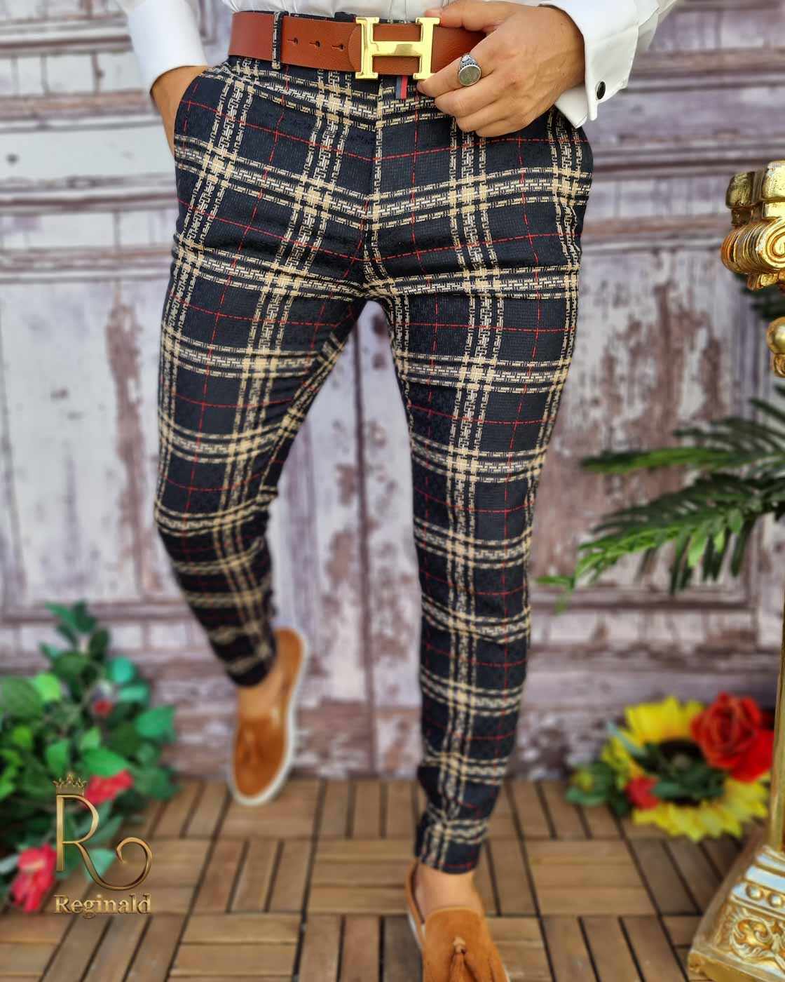 Pantaloni eleganti de barbati, croiala slim-fit - PN588