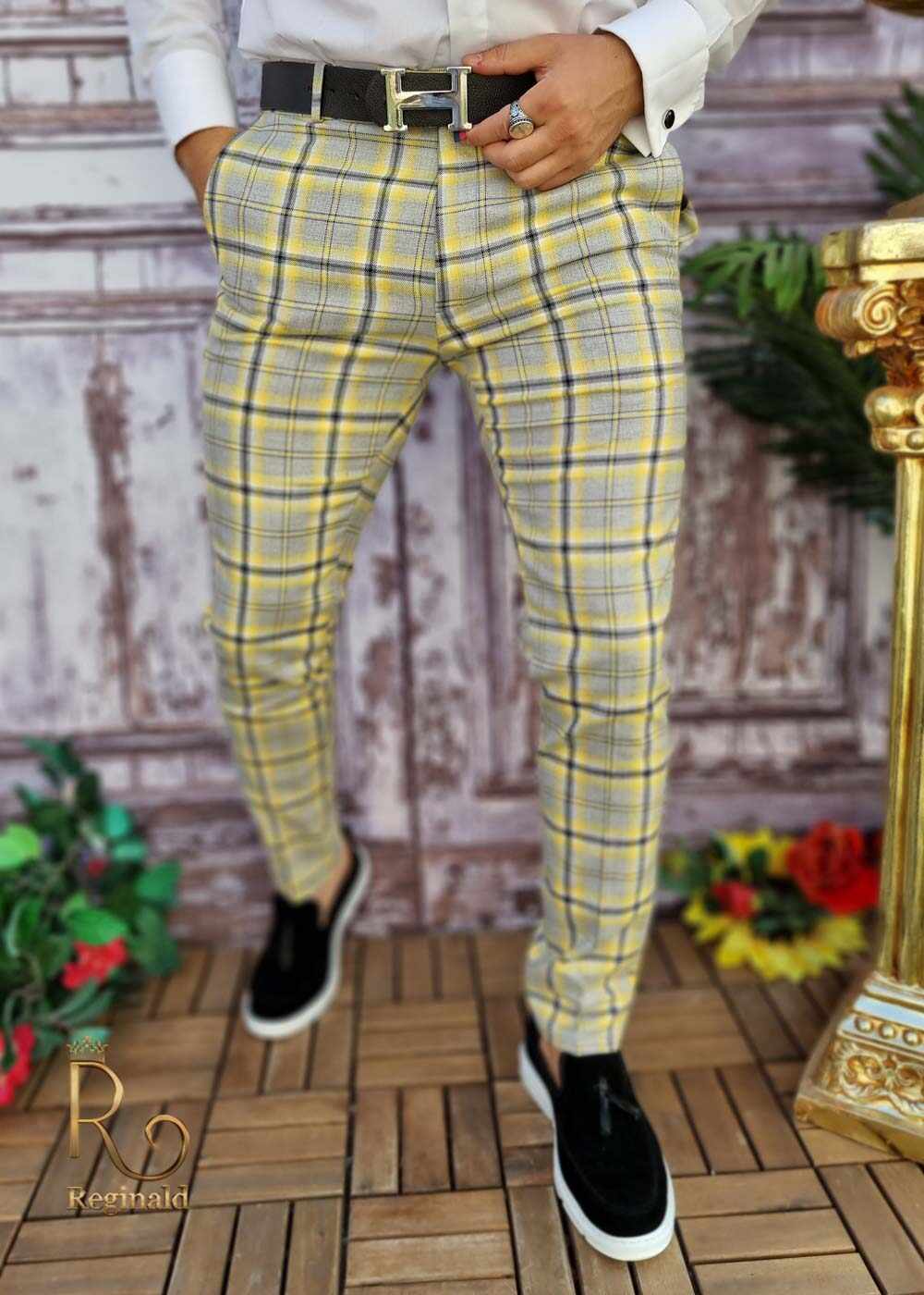 Pantaloni eleganti de barbati, croiala slim-fit - PN620