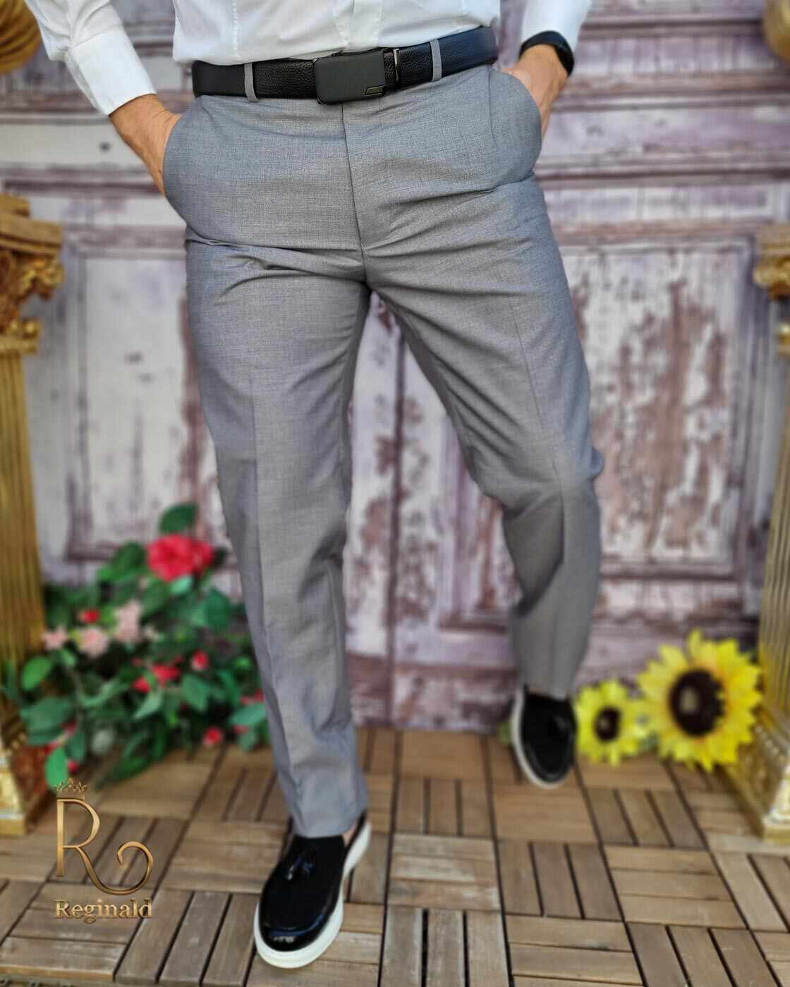 Pantaloni eleganți de bărbați, Slim Fit si Conici - PN654