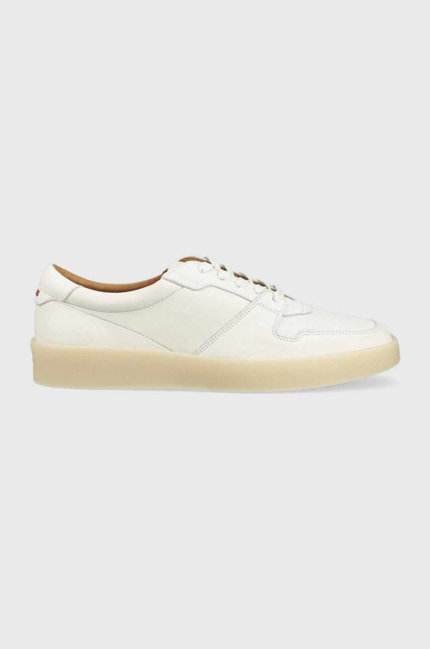 BOSS sneakers din piele Clay culoarea alb, 50492965