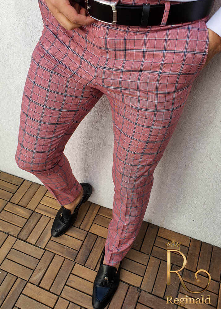 Pantaloni de barbati eleganti, croiala Slim Fit, - PN411