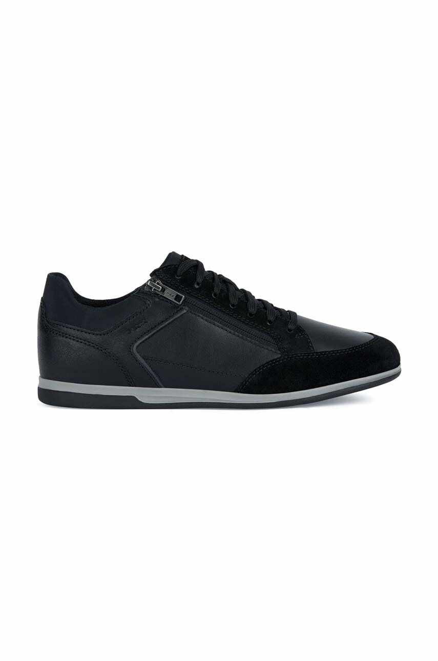 Geox sneakers din piele U RENAN B culoarea negru, U354GB 0CL22 C9999