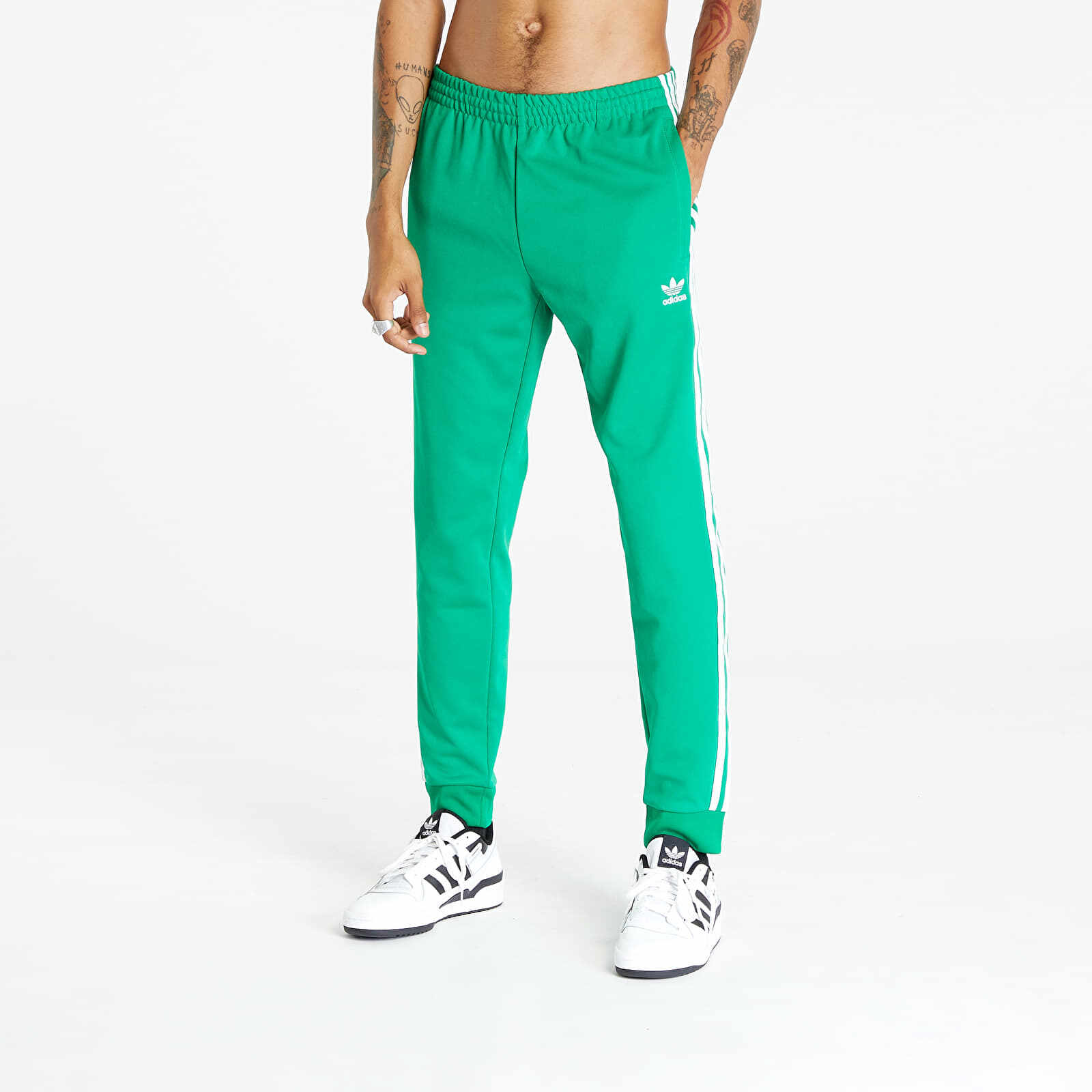 adidas Adicolor Classics Sst Track Pant Green/ White