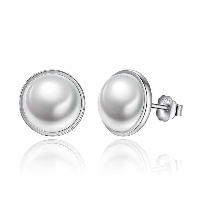 Cercei din argint Beauty Pearls