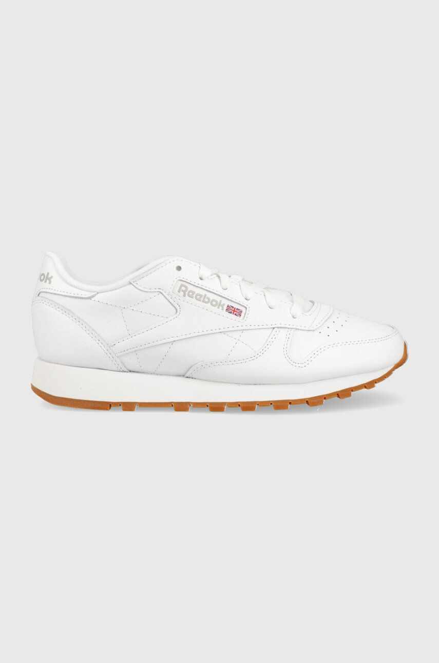 Reebok Classic sneakers din piele GY0956 culoarea alb GY0956-FWH/PG/RB