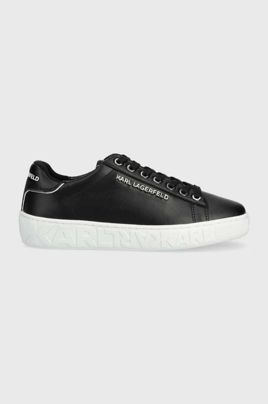 Karl Lagerfeld sneakers din piele KUPSOLE III KC culoarea negru KL61018A