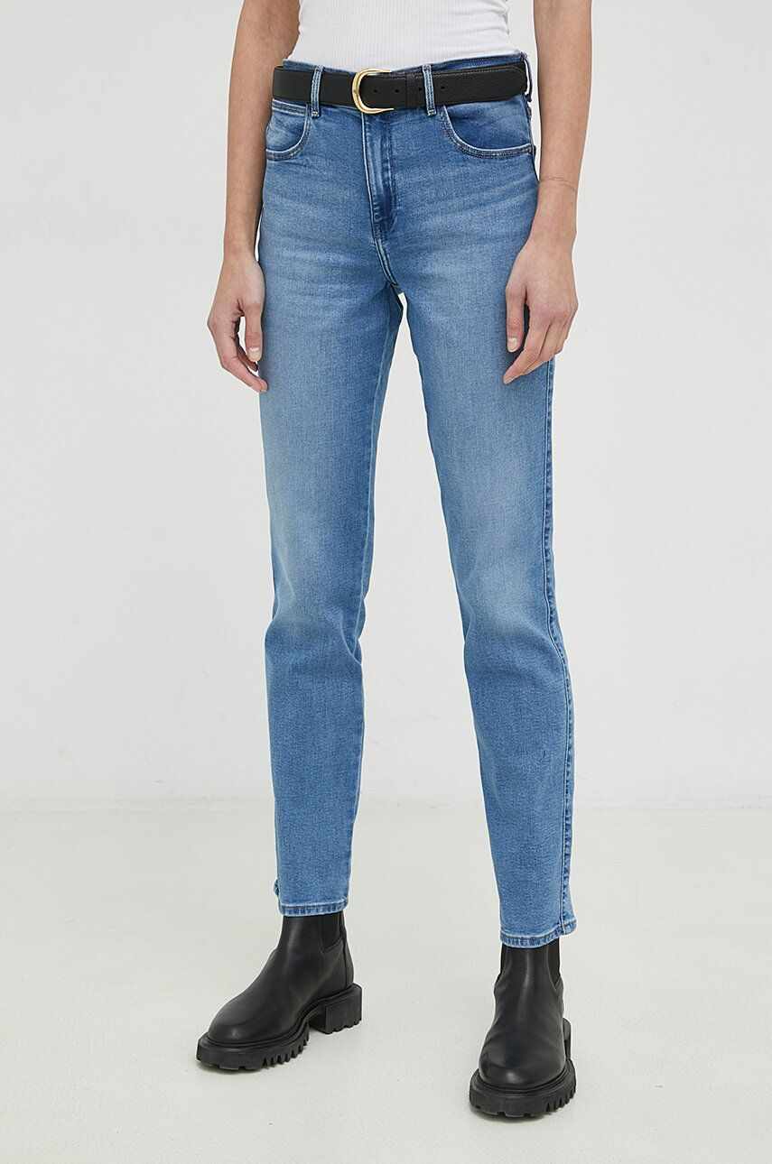 Wrangler jeansi Slim femei high waist, damskie high waist