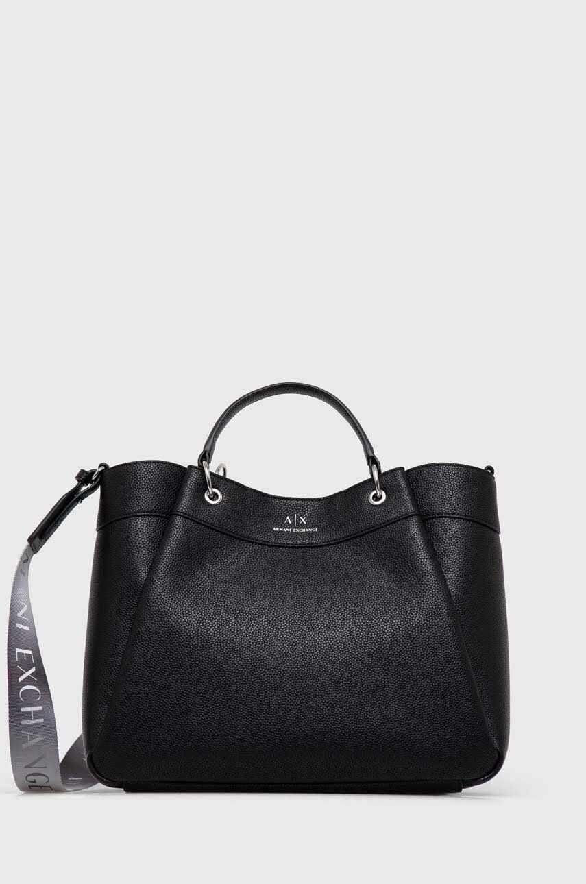 Armani Exchange poseta culoarea negru