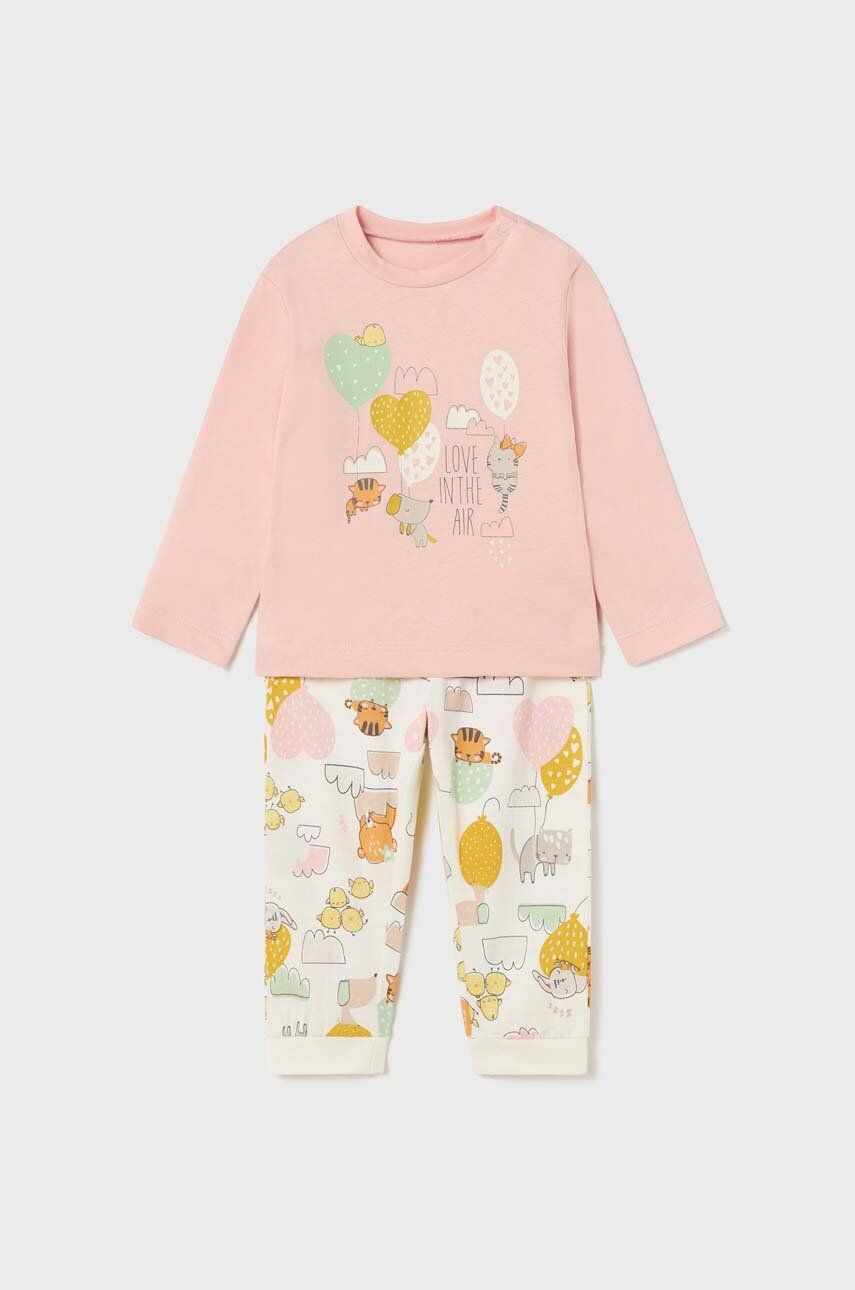 Mayoral pijamale pentru bebelusi culoarea bej, modelator