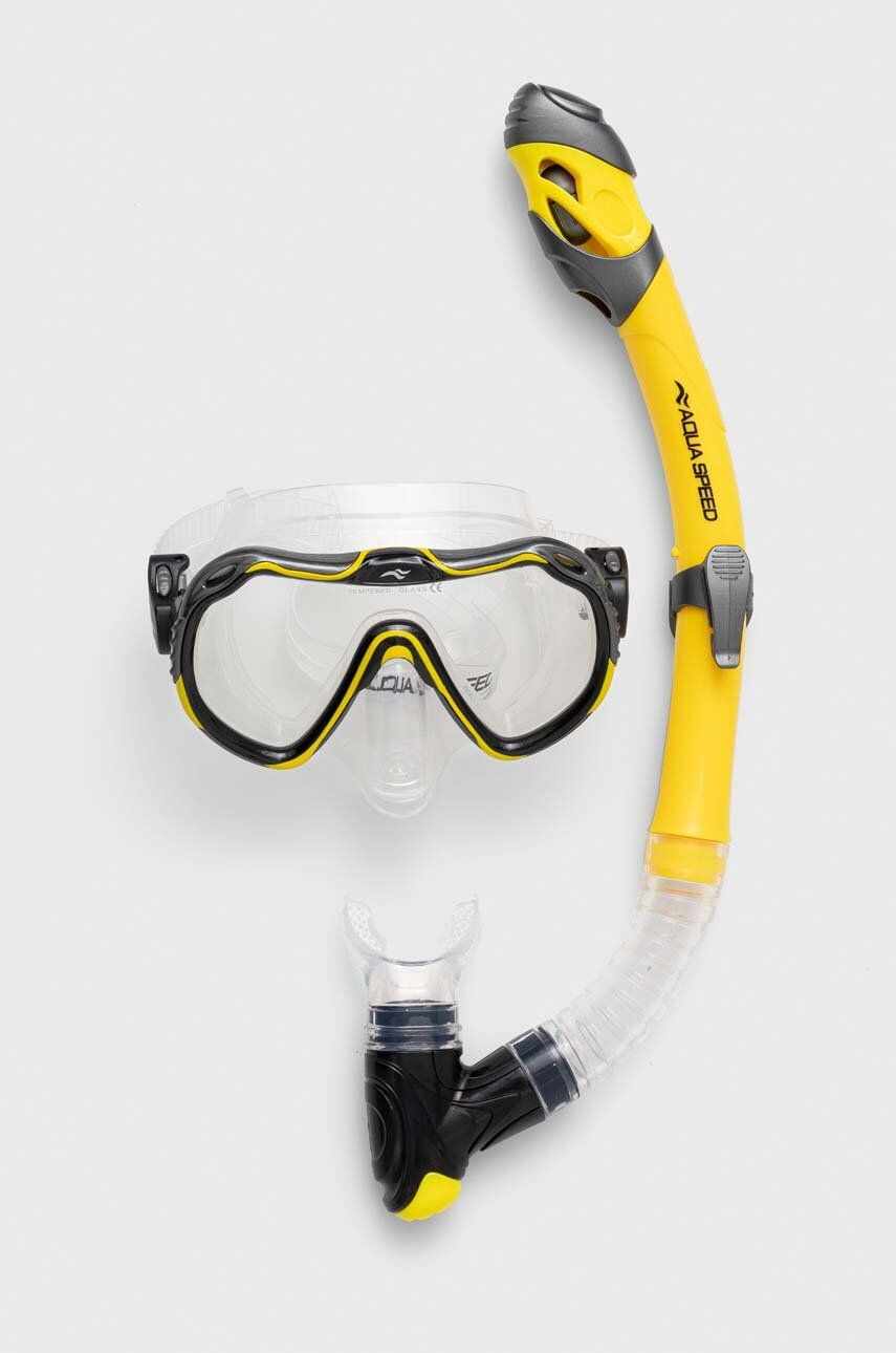 Aqua Speed trusă de scufundare Java + Elba culoarea galben