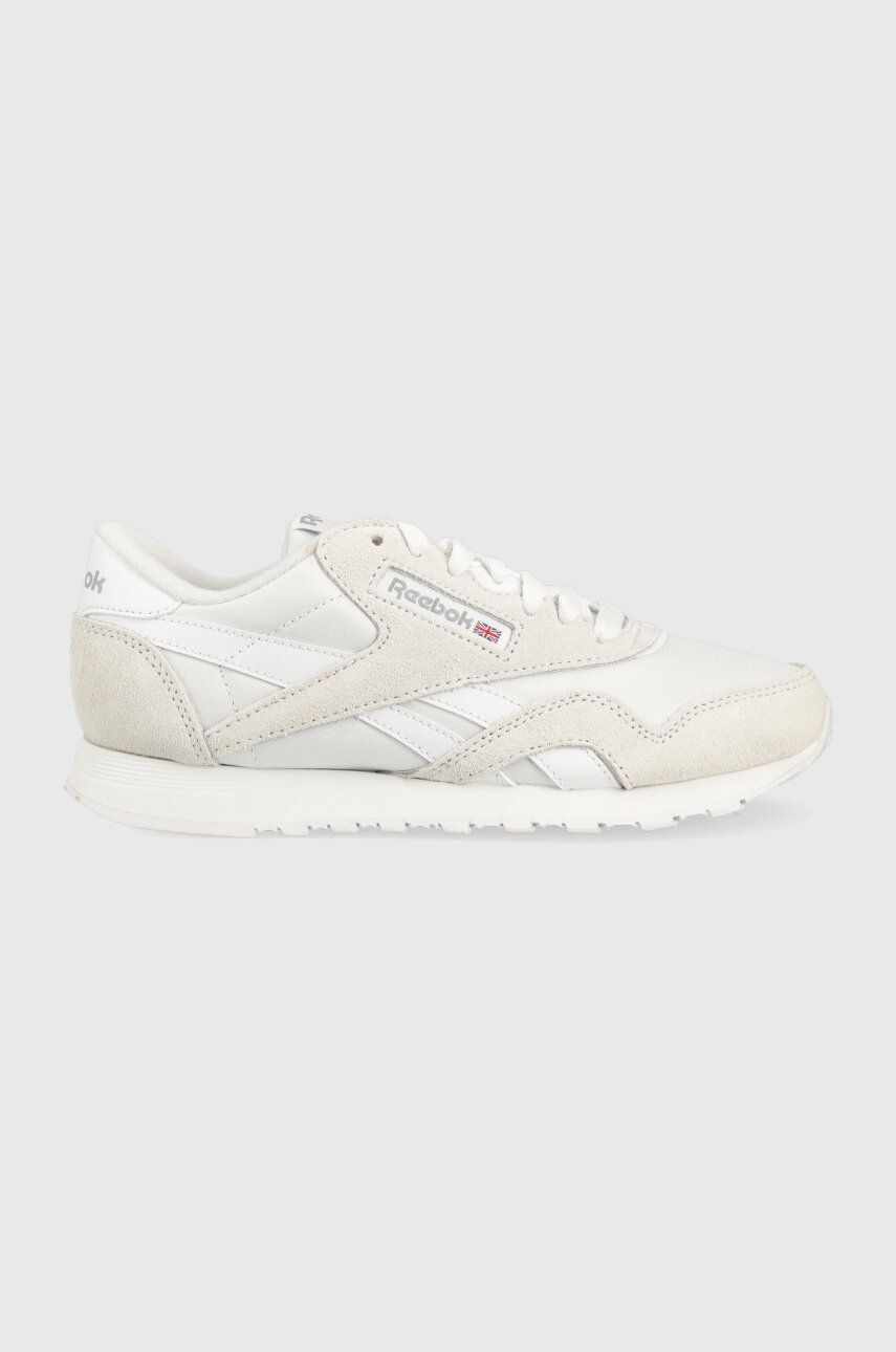 Reebok Classic sneakers Classic Nylon culoarea alb, GY7193 GY7193-white