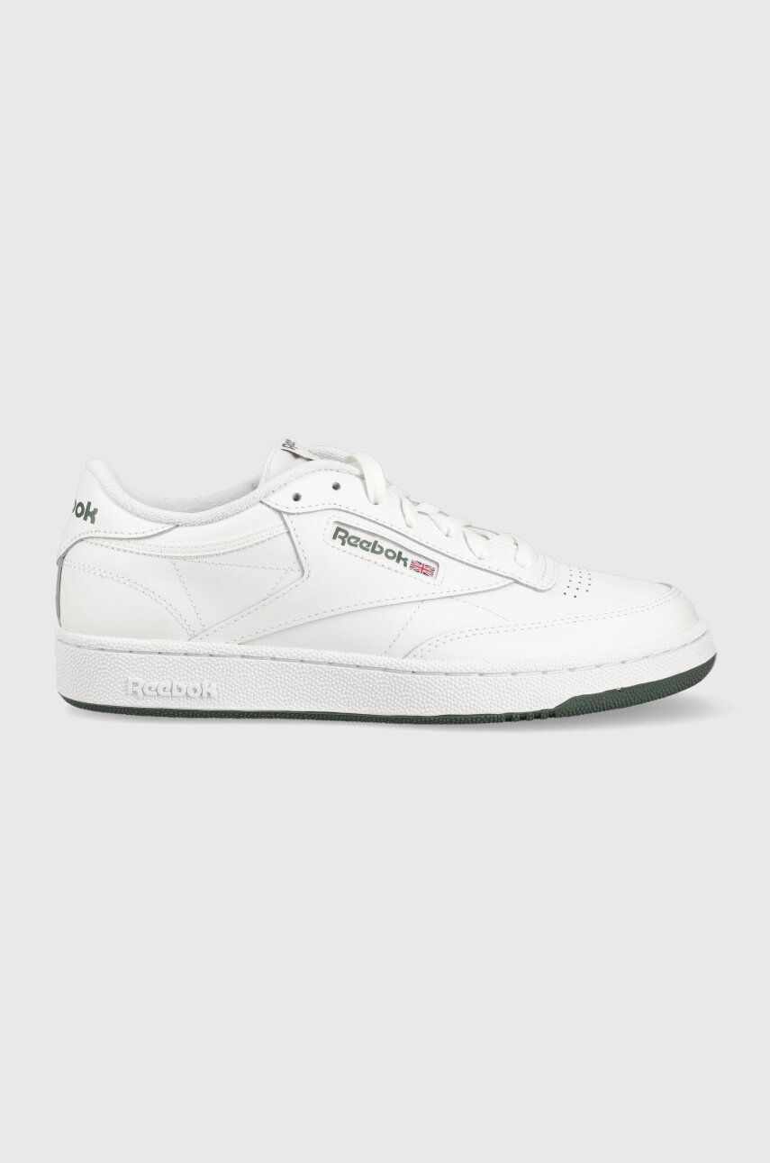 Reebok Classic sneakers din piele CLUB C 85 culoarea alb, FZ6014 FZ6014.100039280-white
