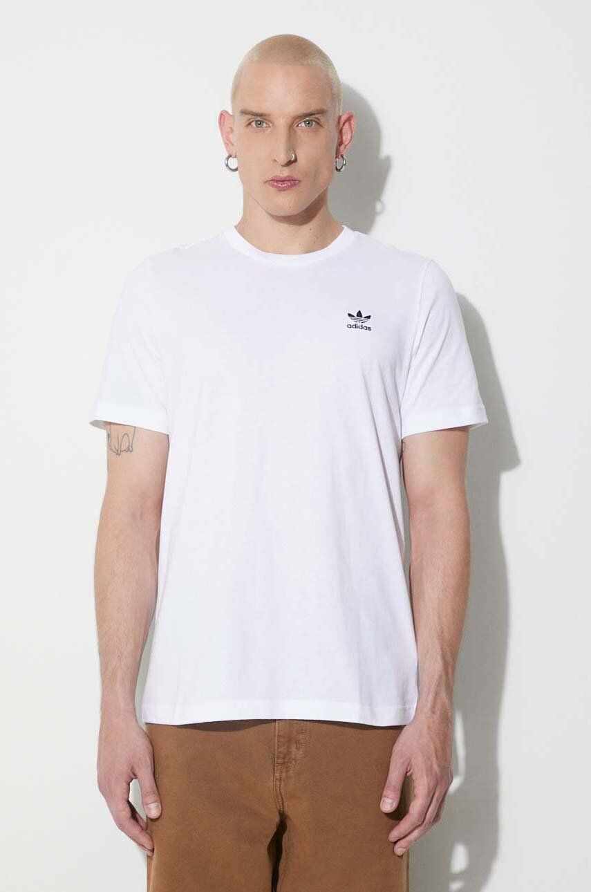 adidas Originals tricou din bumbac culoarea alb, cu imprimeu IA4872-WHITE