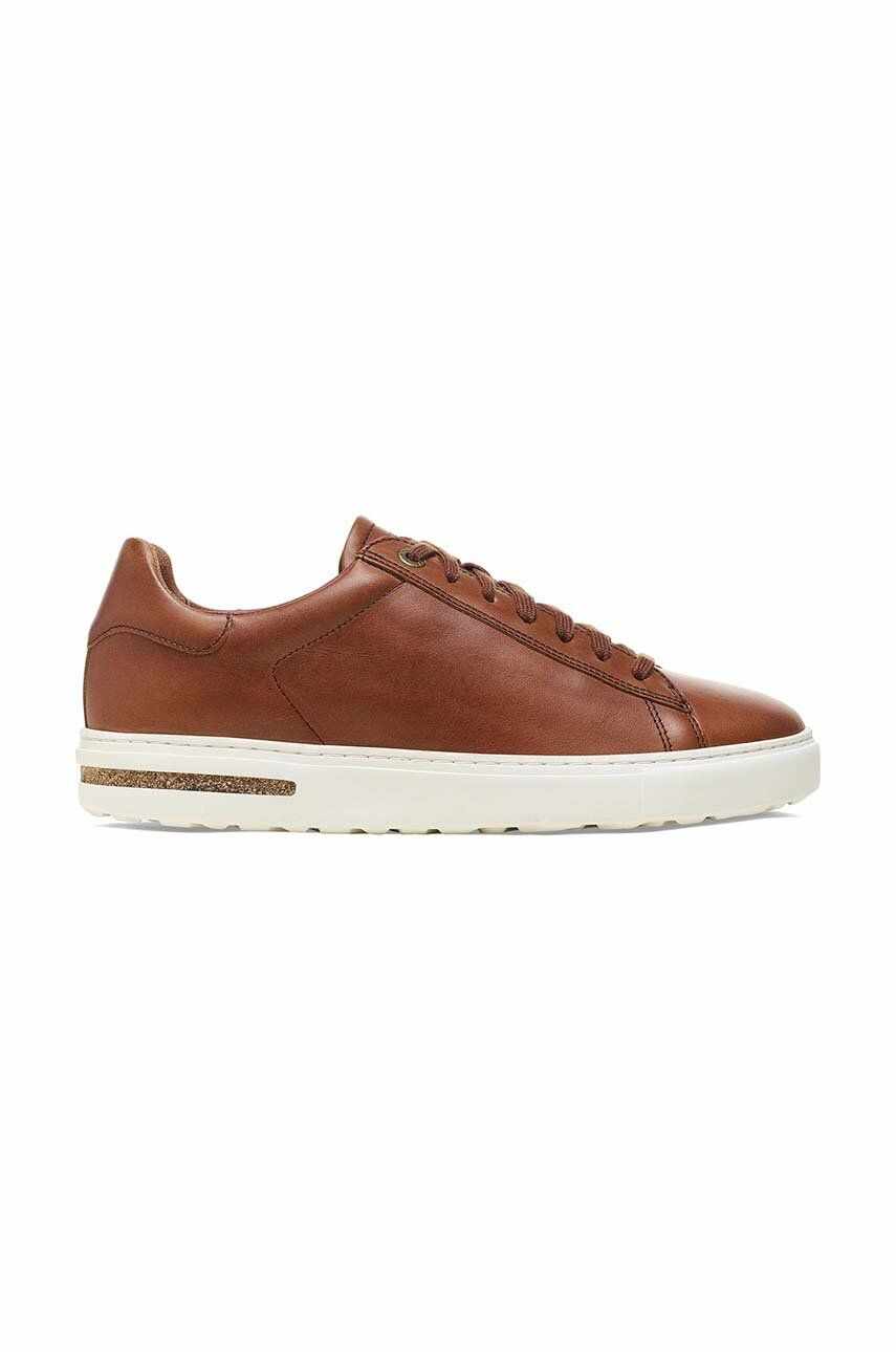 Birkenstock sneakers din piele Bend Low culoarea maro, 1026177