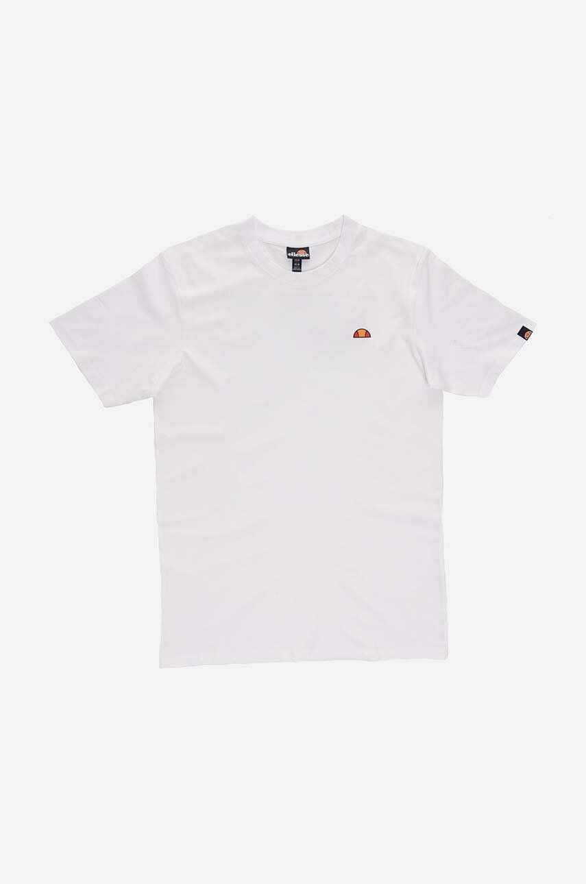 Ellesse tricou din bumbac culoarea alb, cu imprimeu SHR17632-WHITE