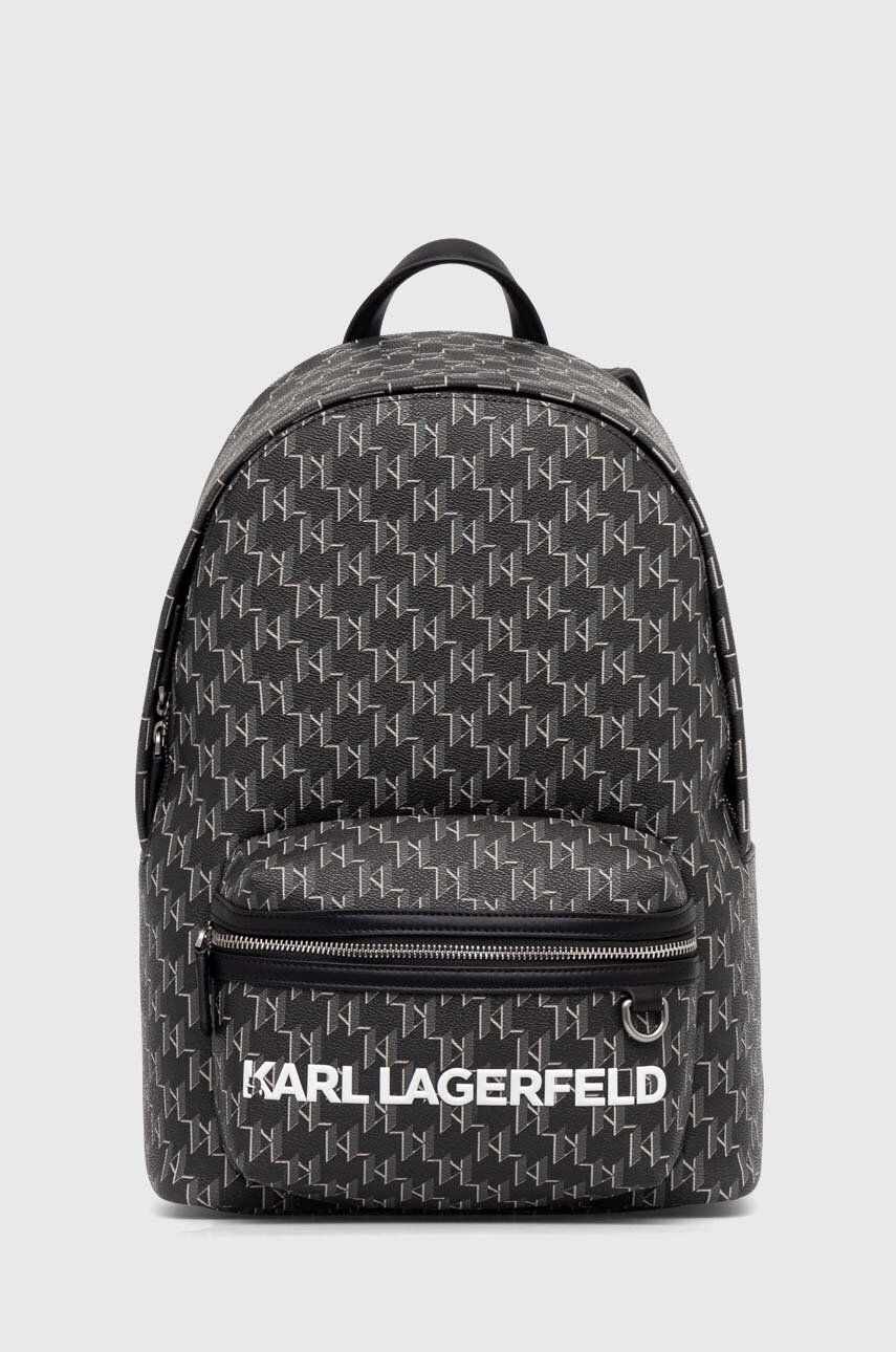 Karl Lagerfeld rucsac barbati, culoarea negru, mare, modelator
