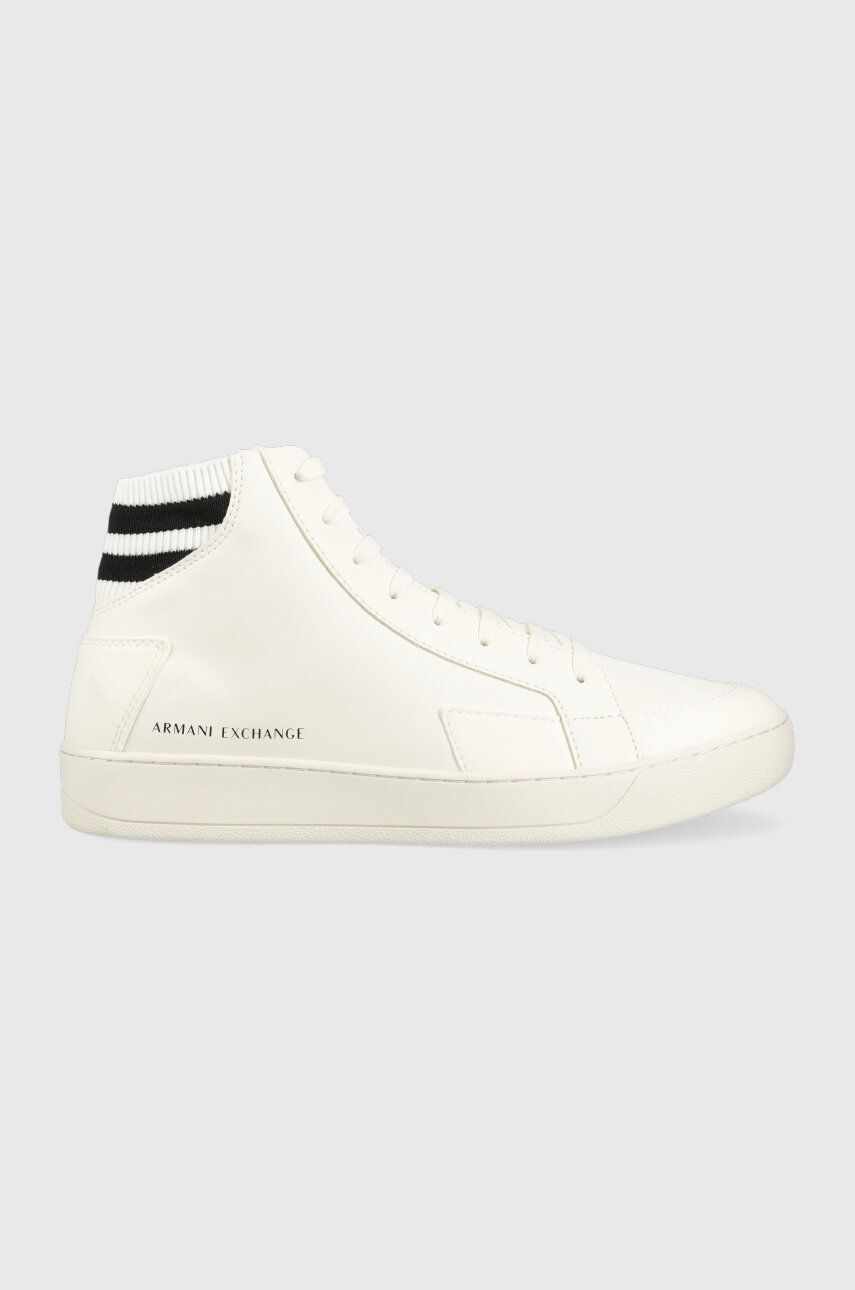 Armani Exchange sneakers culoarea alb, XUZ054 XV783 N480