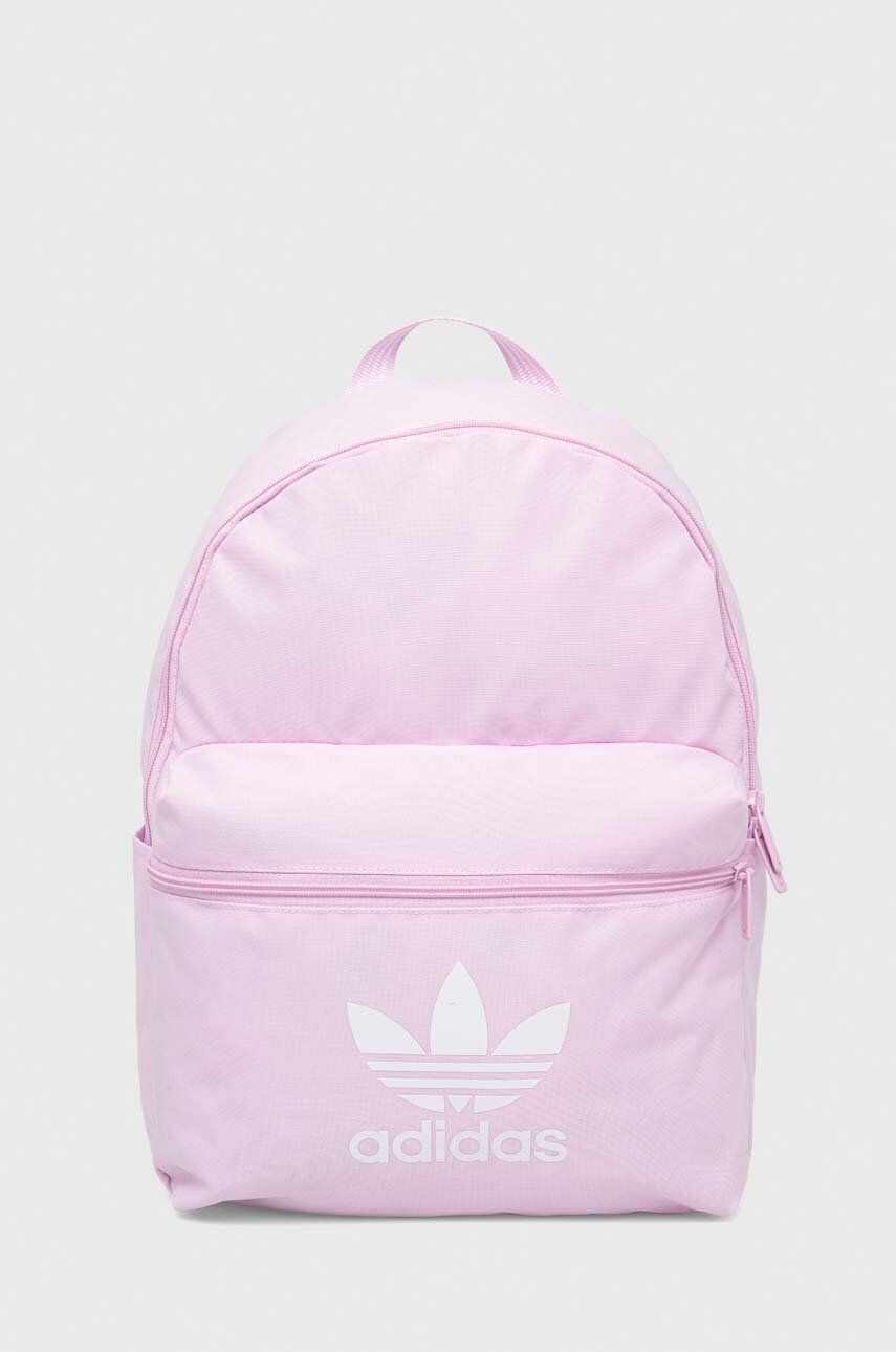 adidas Originals rucsac femei, culoarea roz, mare, cu imprimeu