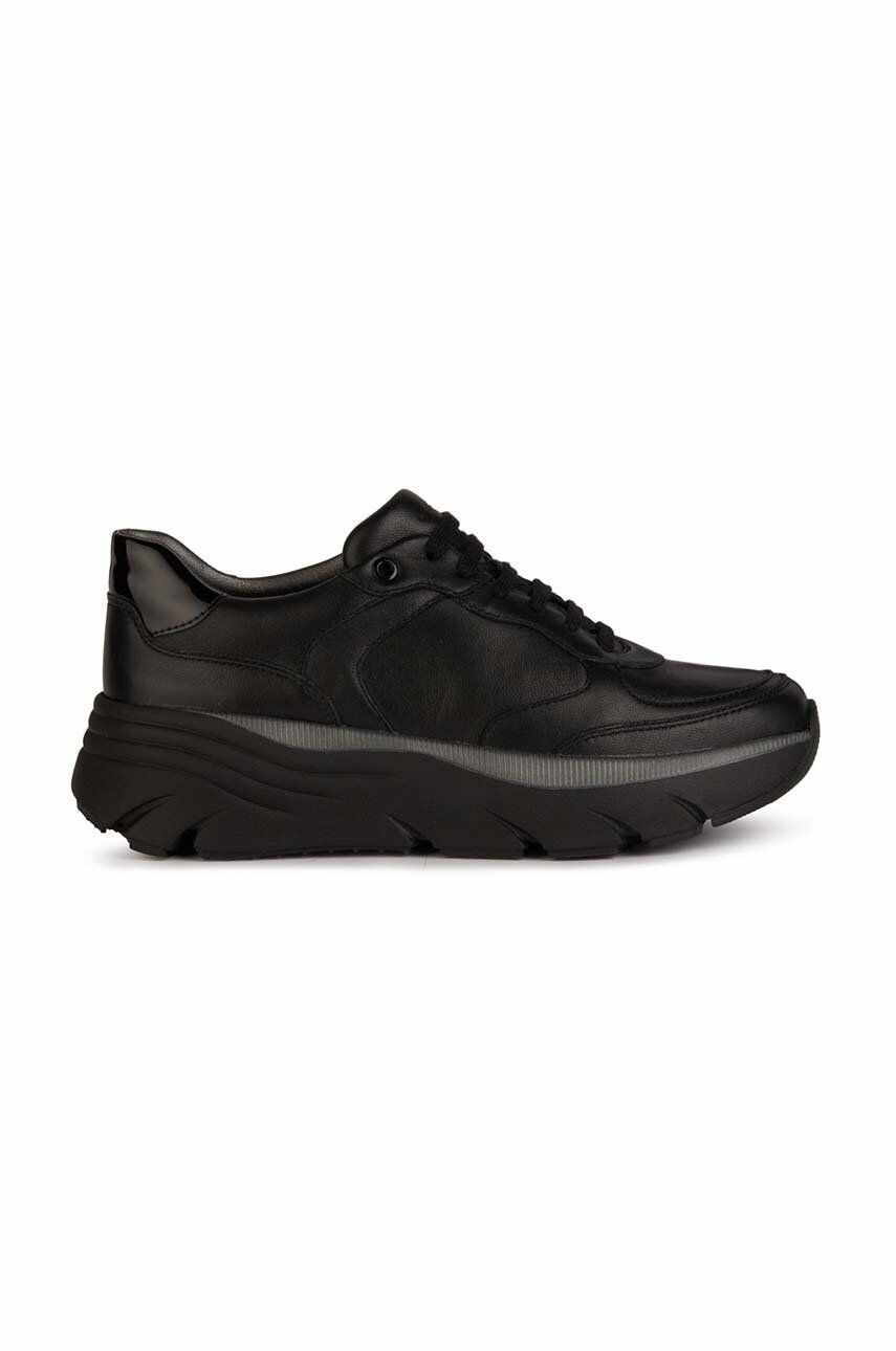 Geox sneakers din piele D DIAMANTA A culoarea negru, D35UFA 0LM02 C9999