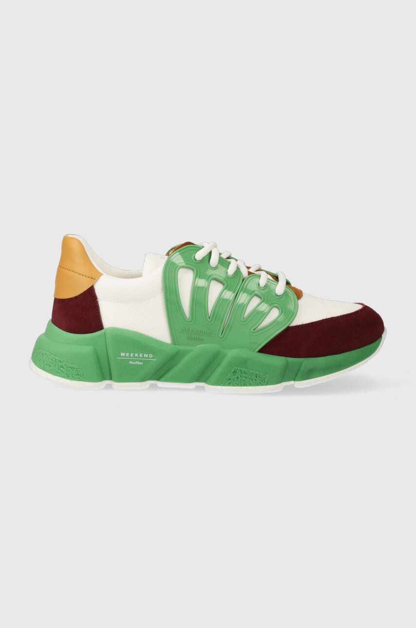 Weekend Max Mara sneakers Faggio culoarea verde, 2357660732600