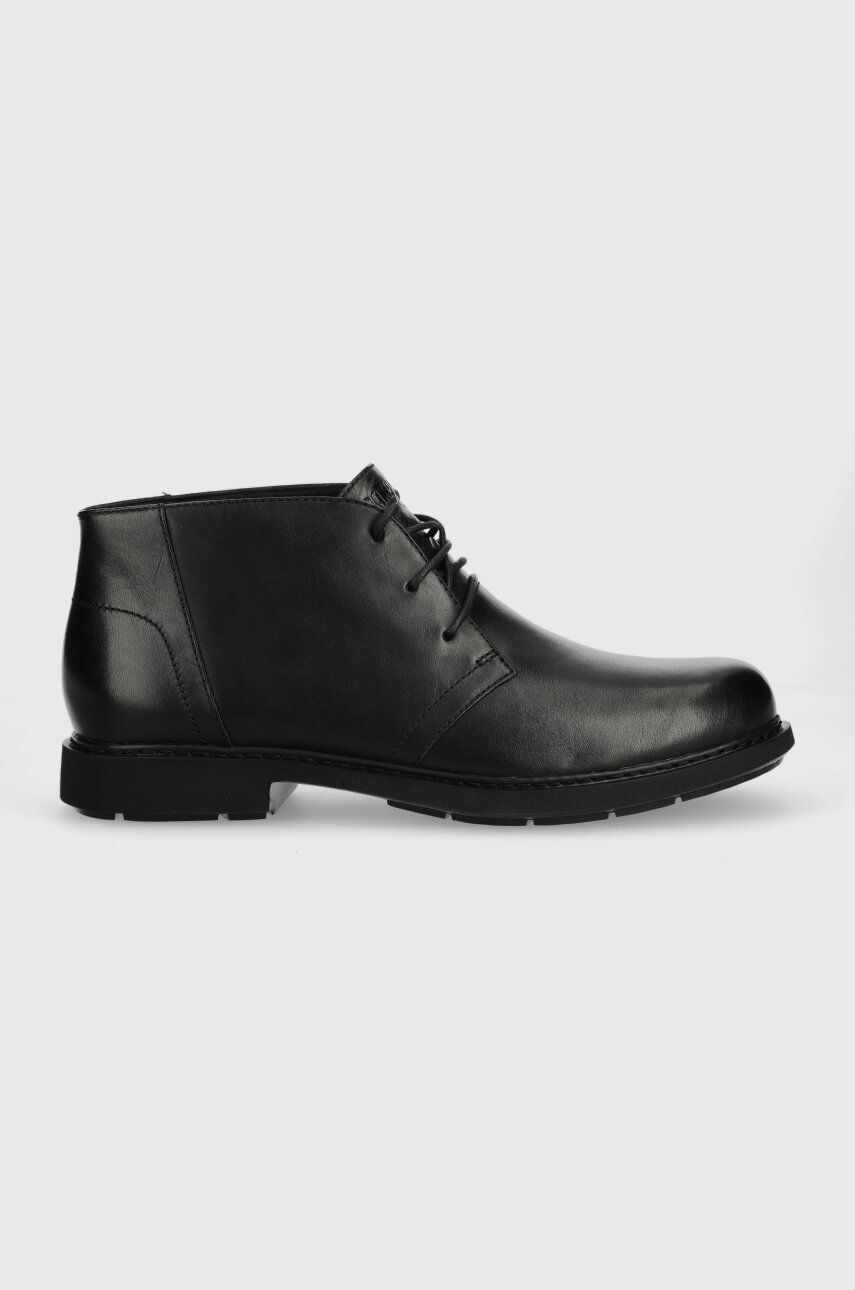 Camper pantofi de piele Neuman barbati, culoarea negru, K300171.017