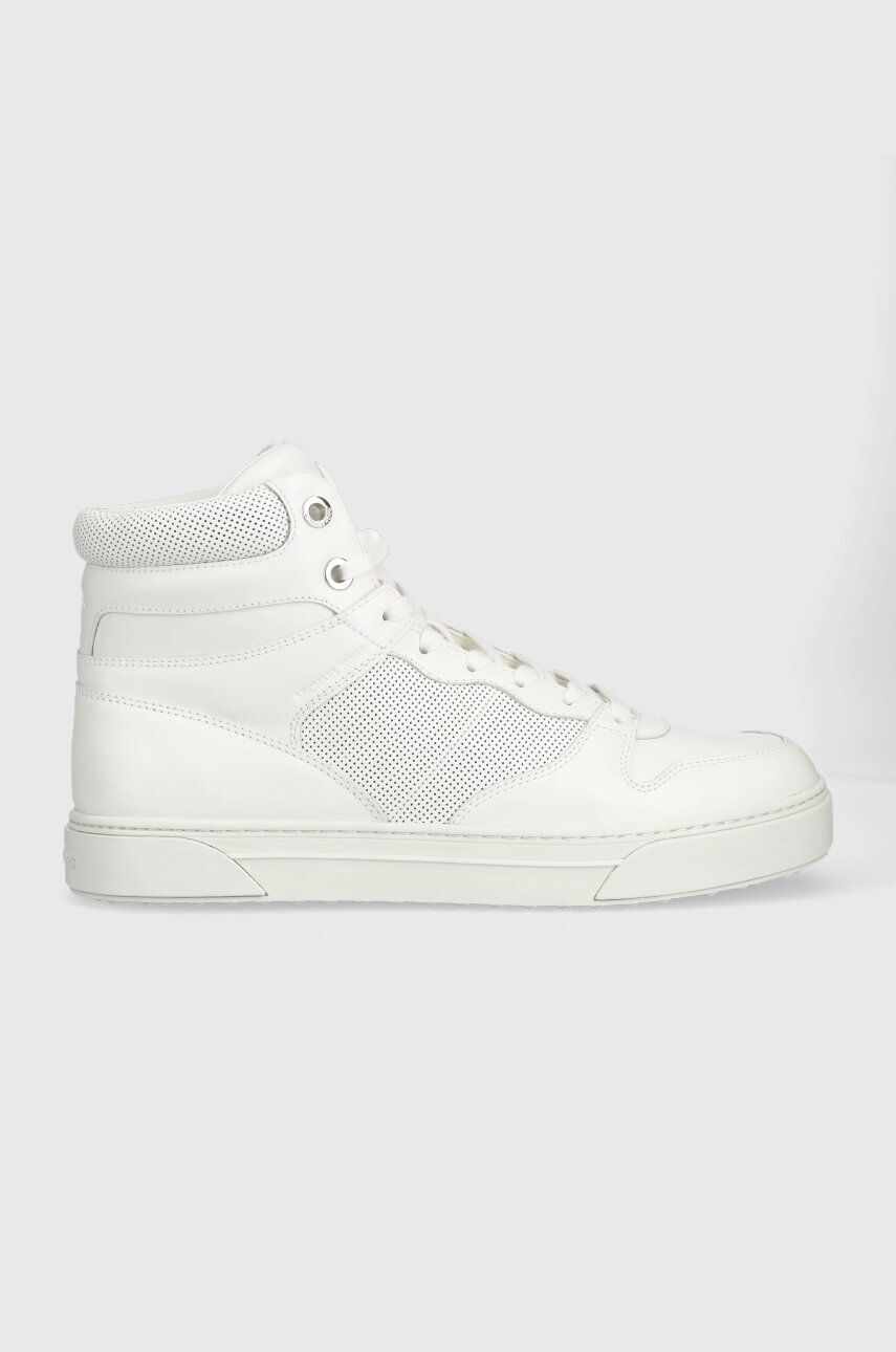 Michael Kors sneakers din piele Barett culoarea alb, 42F3BRFE5L