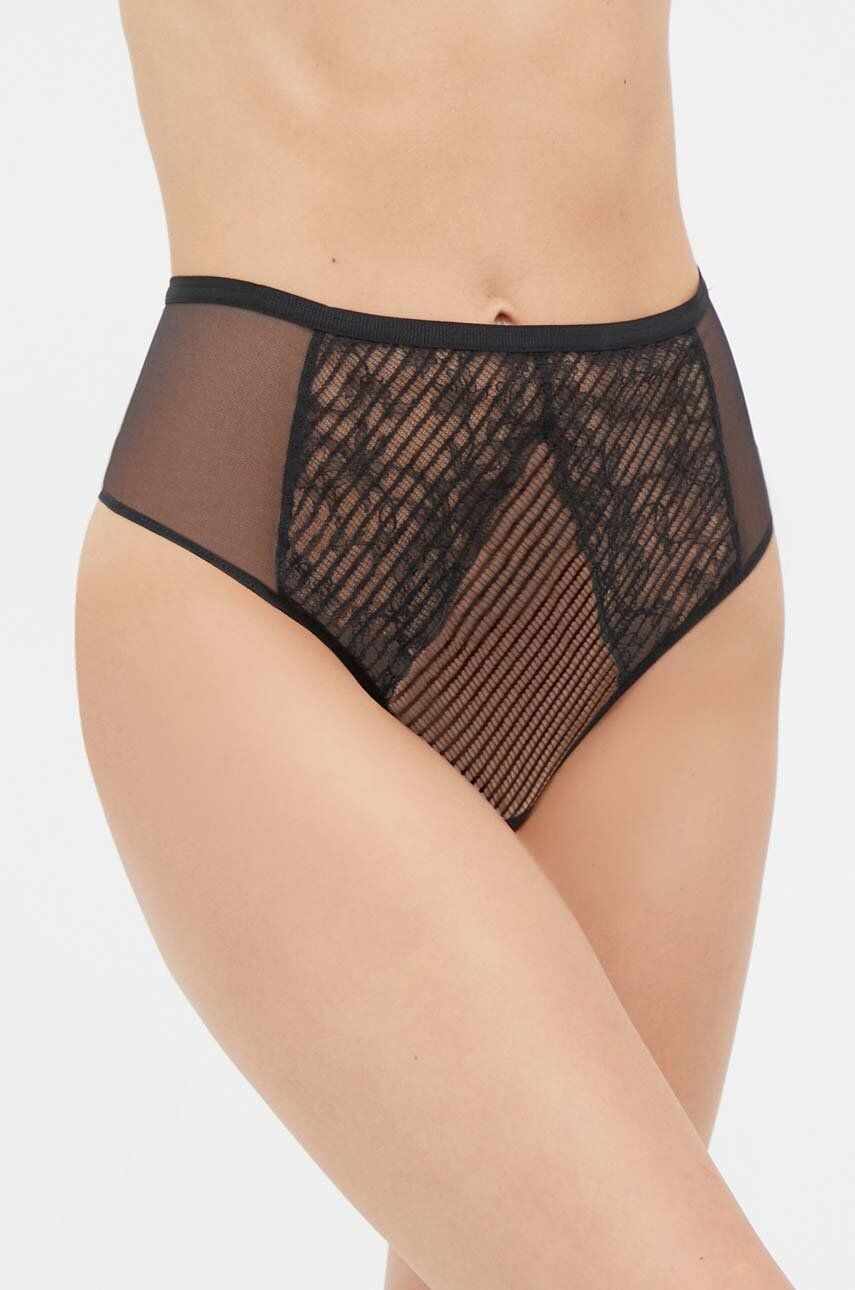 Chantelle X tanga culoarea negru