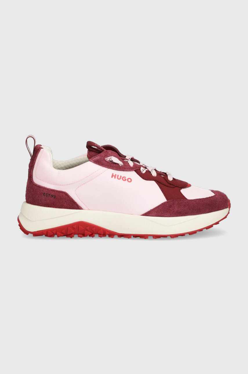 HUGO sneakers Kane culoarea roz, 50503104