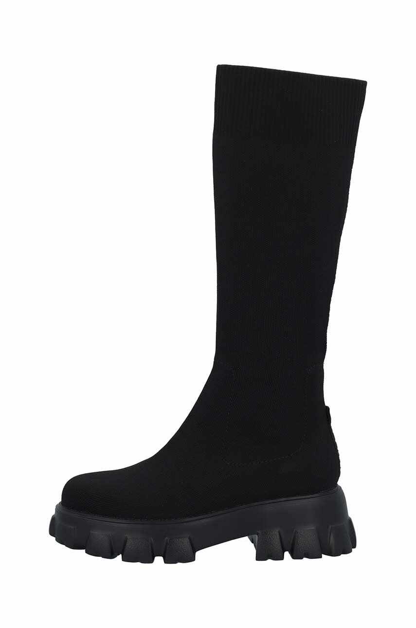 Bianco cizme BIAPRIMA femei, culoarea negru, cu platforma, 11300038